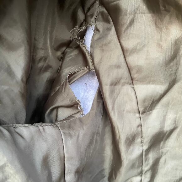 Prana Bomber Jacket Womens Full Zip Mock Neck Pockets Olive Green Size Large - Picture 6 of 9